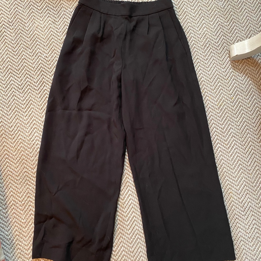 JCREW wide leg trouser pull on pants